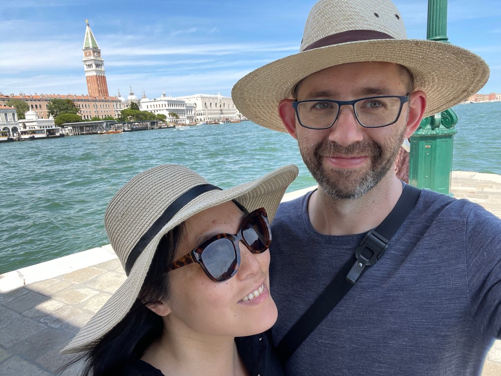 Virginia and me in Italy