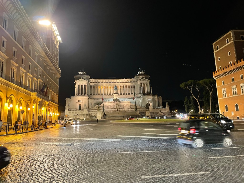 Roman building from far away